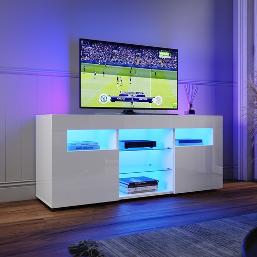 120cm white high gloss - high,
