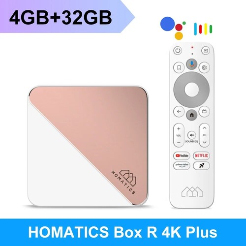 Homatics box plus tv - r, 4k