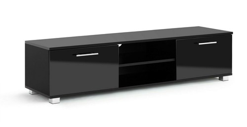 Black stand cabinet gloss - cabinet,