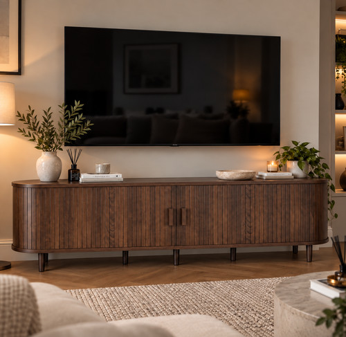 Stand walnut cabinet - stand,