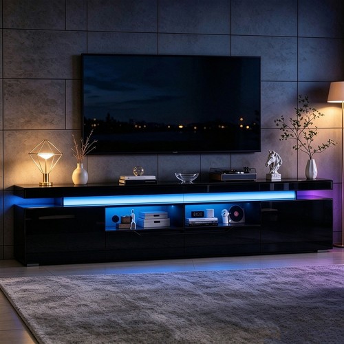 High gloss stand cabinet - high,