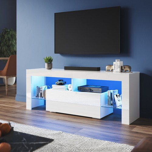 140cm led unit high gloss - unit,