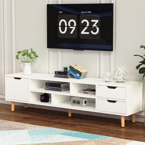 White stand 140cm unit - white,