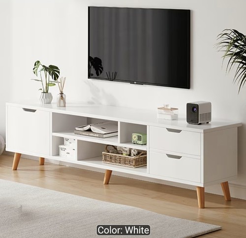 White stand 140cm unit - white,