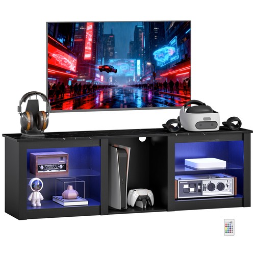 Homcom 160cm unit led - 160cm, tv