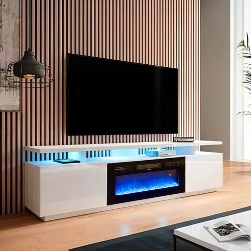 70inch white stand unit - tv,