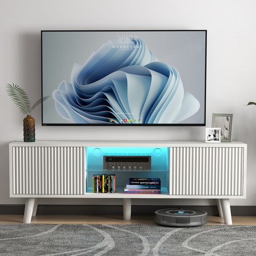 130cm white modern - tv, stand